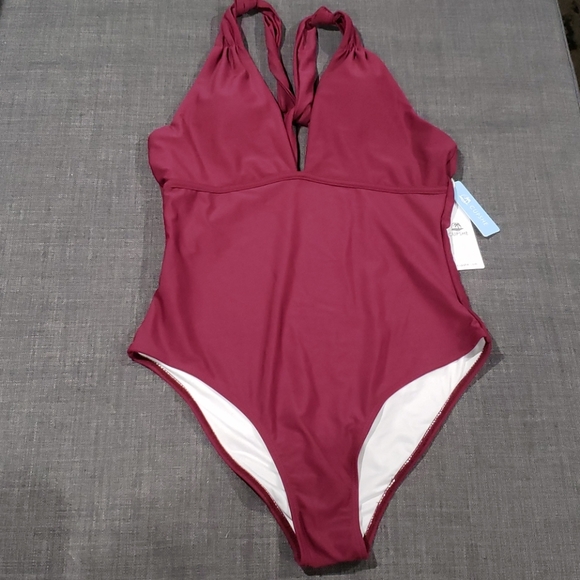 NWT Strappy Back One Piece Swimsuit - Picture 1 of 5
